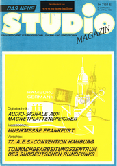 [Translate to Englisch:] Studio Magazin Heft 81-Tonnachbearbeitungszentrum Süddeutscher Rundfunk-EMT 450 Digiphon