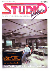 Studio Magazin Heft 96-Edo Zanki, TC Electronic 2290 Delay, Test DDA AMR 24 Mischpult