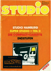 Heft 19-Studio Hamburg-Die Compact Cassette-Endstufen