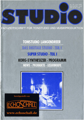 Heft 18-Tonstudio Langendreer-Korg Synthesizer Programm