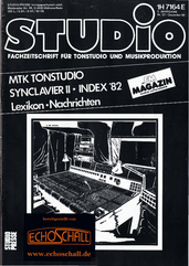 [Translate to Englisch:] Studio Magazin Heft 57-MTK Tonstudio-Bardo Kox-NED Synclavier II-
