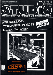 Studio Magazin Heft 57-MTK Tonstudio-Bardo Kox-NED Synclavier II-