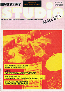 Studio Magazin Heft 80-Laufzeitstereofone Aufnahmetechniken-Entwicklung eines HF-Kondensatormikrofons