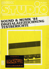 [Translate to Englisch:] Studio Magazin Heft 76-Sony DRE2000A-Lexicon PCM60-Reportage über Achim Kruse