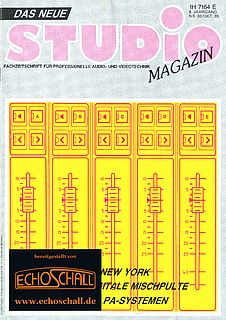 Studio Magazin Heft 88-Optimierung von PA-Systemen-JBL 4660 Lautsprechersystem