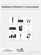 Beyer Dynamic General Product Catalogue 1983 english