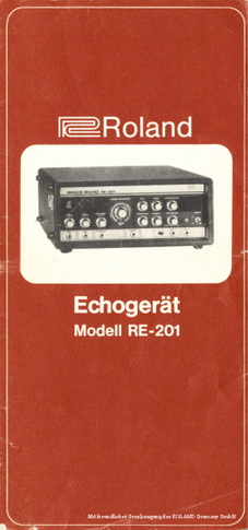 Roland Prospekt RE-201 Space Echo deutsch