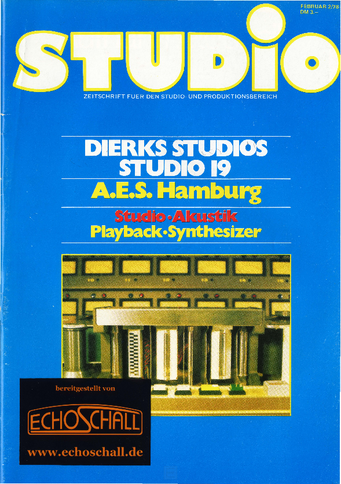 Studio Magazin Heft 2-Dierks Studios-Studio 19