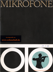 AKG Mikrofonkatalog 1966 deutsch