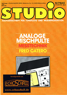 Studio Magazin Heft 40-41-Fred Catero über Drum Recording-Marktübersicht Messtechnik