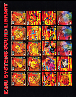 E-mu Systems Brochure Sound Library 1996 english