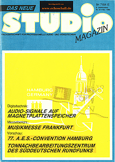 Studio Magazin Heft 81-Tonnachbearbeitungszentrum Süddeutscher Rundfunk-EMT 450 Digiphon