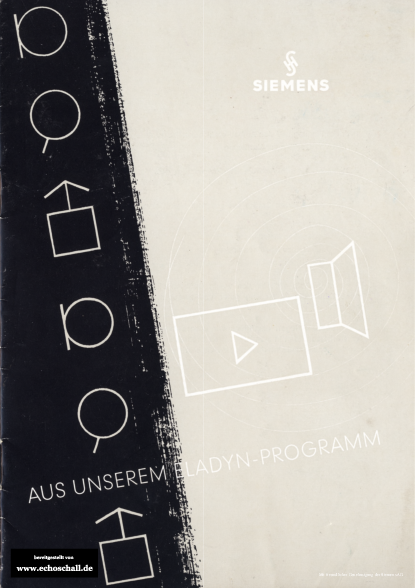 Siemens Katalog ELADYN 1962 deutsch