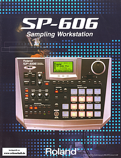 Roland Prospekt SP-606 Sampler 2004 deutsch