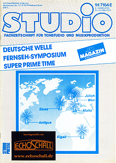 Studio Magazin Heft 61-Lexicon Super Prime Time-Lexicon 1200-Wirtschaftliche Überlegungen zum Tonstudiobetrieb