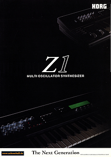 Korg Prospekt Z1 Synthesizer 1997 deutsch