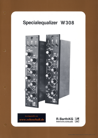 Barth Brochure W308 Equalizer english