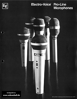 Electro-Voice Brochure Pro-Line Microphones english