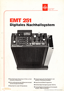 EMT Prospekt 251 Digitales Effektgerät deutsch