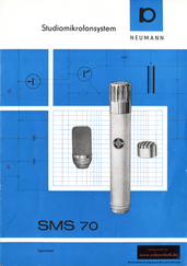 Neumann Gefell Katalog SMS70 Studiomikrofonsystem 1971 deutsch