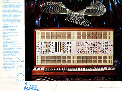 ARP Brochure 2500 Modular Synthesizer english