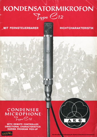 AKG Prospekt C12 Mikrofon deutsch english