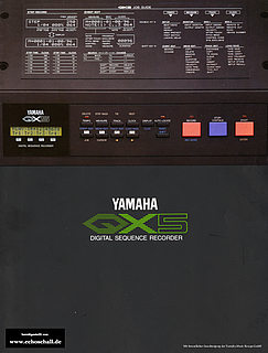 Yamaha Brochure QX5 Sequencer 1987 english